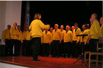 Abend des Lied mit Chor G.e.s von Schio und choral Group, Asiago Hochebene