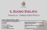 IL SUONO SVELATO - Concerti di musica classica ad Asiago - Dal 1 al 7 ottobre 2018