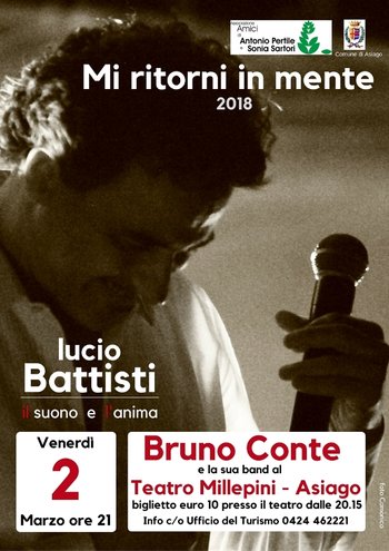Bruno Conte ad Asiago - Concerto tributo a Lucio Battisti