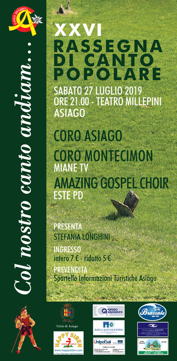 Col nostro canto andiamo 2019 Col nostro canto andiamo 2019