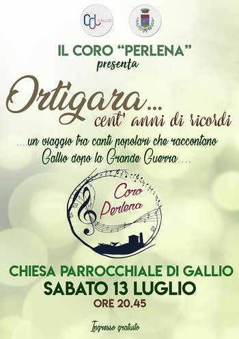 Concerto Coro Perlena a Gallio 2019 Concerto Coro Perlena a Gallio 2019
