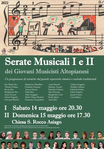 Concerto dei Giovani Musicisti Altopianesi Asiago