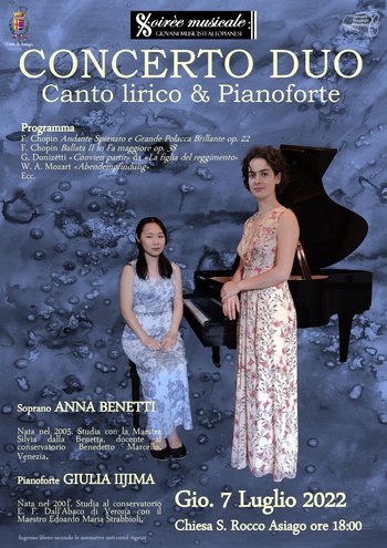 Concerto Duo Canto Lirico Asiago