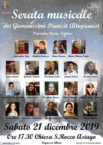 Concerto Giovanissimi Pianisti Altopianesi Concerto Giovanissimi Pianisti Altopianesi