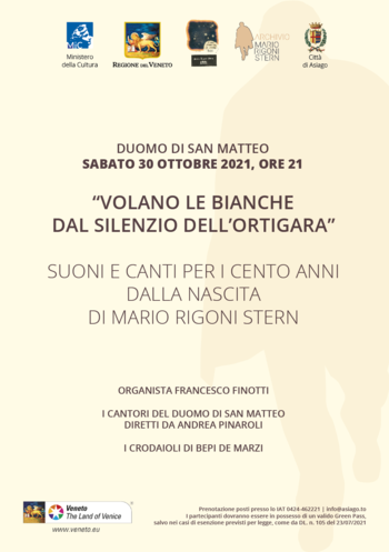 Concerto in onore di Mario Mario Rigoni Stern al Duomo di Asiago