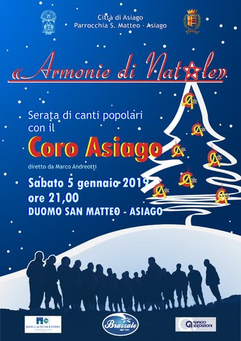 Concerto natale 2019 Coro Asiago