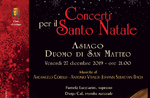 Concerto per il Santo Natale con l'Oficina Musicum Venetiae ad Asiago - 27 dicembre 2019