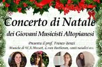 Christmas concert December 22 in Asiago plateau's young musicians-2018