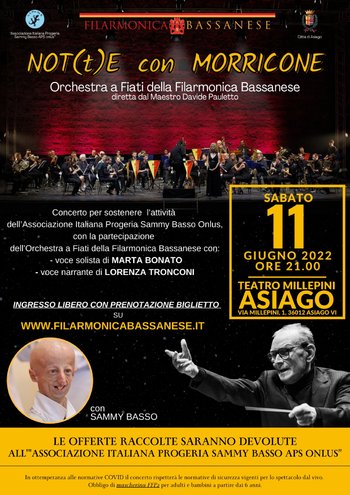 Concerto note con Morricone Asiago 11 giugno 2022