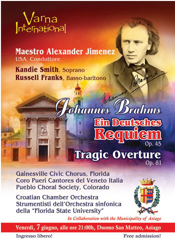 Concerto dell’Orchestra e del Coro Varna International ad Asiago Concerto dell’Orchestra e del Coro Varna International ad Asiago