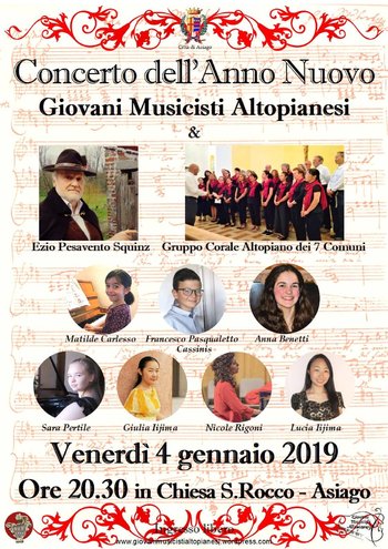 Concerto per l'anno nuovo ad Asiago Concerto per l'anno nuovo ad Asiago