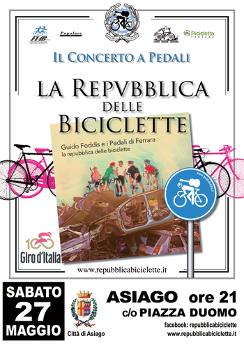 Concerto Repubblica delle Biciclette ad Asiago