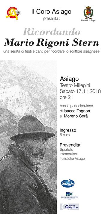 Concerto RIcordando Mario Rigoni Stern ad Asiago Concerto RIcordando Mario Rigoni Stern ad Asiago