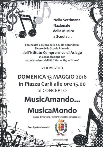 Concerto scuole ad Asiago