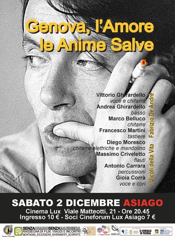 Concerto tributo a De Andrè ad Asiago Concerto tributo a De Andrè ad Asiago