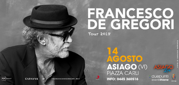 De Gregori ad Asiago - 14 agosto 2018