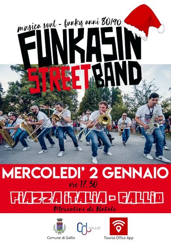 Funkasin street band a Gallio Funkasin street band a Gallio