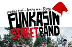 Musik und Unterhaltung in den Straßen von Gallium mit Funkasin Street Band-2 Januar 2019