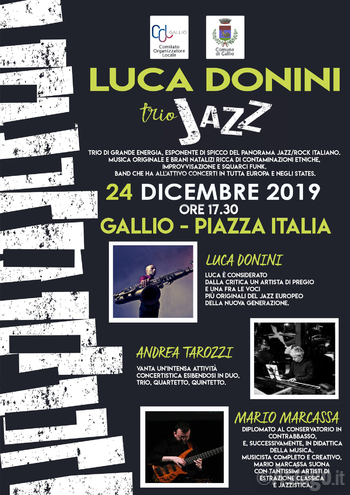 Luca Donini Jazz Trio a Gallio Luca Donini Jazz Trio a Gallio