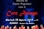 Concerto del Coro Asiago ad Asiago - 20 agosto 2019