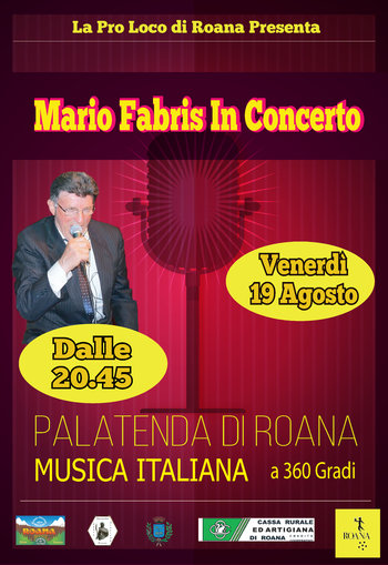 Mario Fabris a Roana 19 agosto