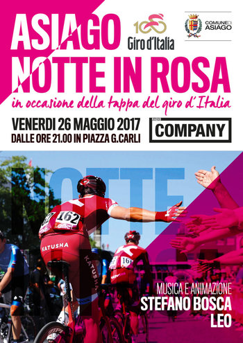 Notte rosa con concerto Radio Company - 26 maggio 2017