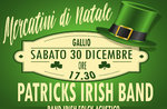 Aperitivo in musica a Gallio con la Patricks Irish Band - 30 dicembre 2017