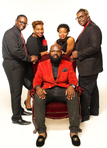 Patterson and his gospel group Patterson and his gospel group