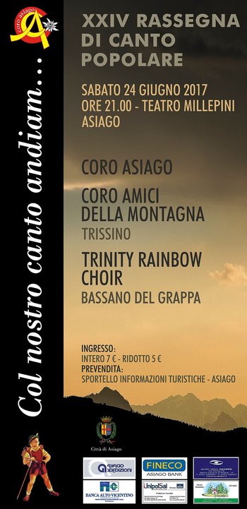 Rassegna Con il nostro canto andiam ad Asiago Rassegna Con il nostro canto andiam ad Asiago