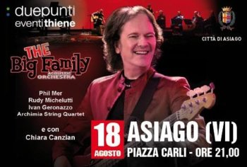 Red Canzian  in concerto ad Asiago