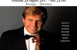 Concerto con UTO UGHI e i SOLISTI VENETI ad Asiago - 28 luglio 2017