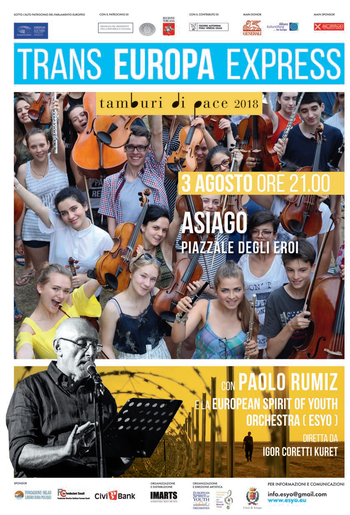 Tamburi di pace ad Asiago con Paolo rumiz e ESYO