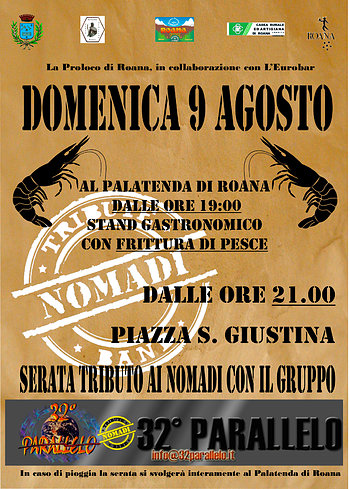 Tributo ai Nomadi a Roana