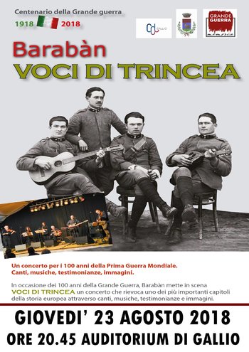 Voci di trincea - Baraban a Gallio Voci di trincea - Baraban a Gallio