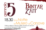 Bintar Zait: "A night at the War Museum" in Canove di Roana - January 5, 2022