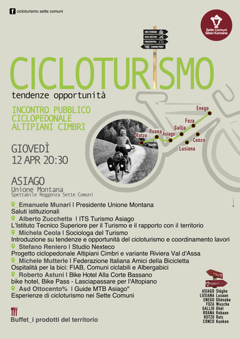 Cicloturismo sull'Altopiano dei Sette Comuni