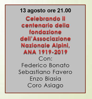 Colloqui dell'Altipiano - 13 agosto 2019