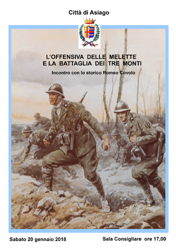 Conferenza Battaglia Tre Monti ad Asiago Conferenza Battaglia Tre Monti ad Asiago