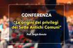 Conference "the origins of the privileges of the seven Old Municipalities" in Asiago-22 March 2019