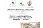 "MEMORY... And MEMORIES "-Meeting on the history of the plateau at Asiago-June 8, 2019