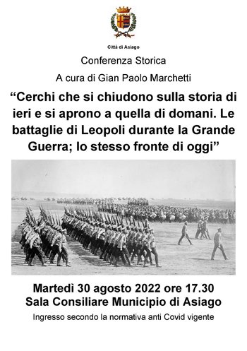 conferenza storica Gian Paolo Marchetti