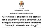 Conferenza storica sulle battaglie di Leopoli durante la Grande Guerra - Asiago, 30 agosto 2022