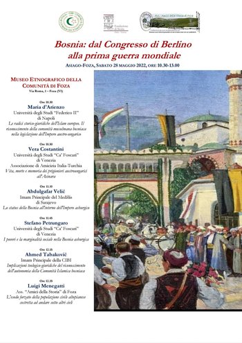 Conferenza sulla Bosnia al Museo di Foza 28 maggio 2022