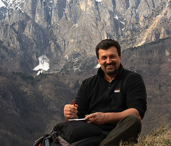 Giancarlo Ferron guardiacaccia e autore di libri