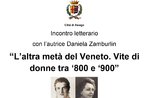 Incontro letterario con Daniela Zamburlin e presentazione del libro “L’altra metà del Veneto” al Museo Le Carceri di Asiago - 24 agosto 2020