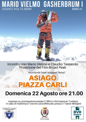 Incontro con Mario Vielmo e Claudio Tessarolo ad Asiago