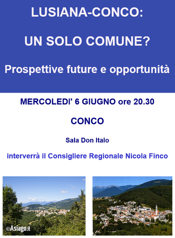 Incontro fusione Lusiana Conco Incontro fusione Lusiana Conco