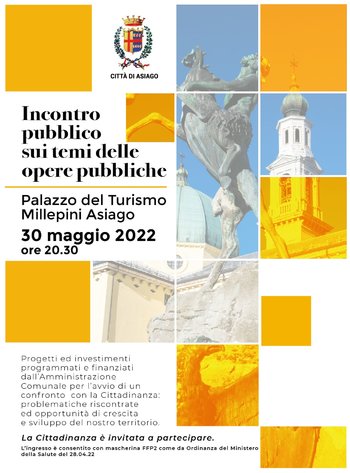 Incontro pubblico sulle opere pubbliche ad Asiago