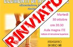 Incontro "SPORT E SALUTE - Elementi di nutrizione" ad Asiago - 30 ottobre 2018