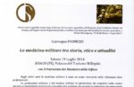 FNOMCEO militärische Medizin Konferenz zwischen Geschichte, Ethik und Tagesereignisse, Asiago 7/19